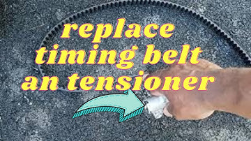 How to replace the timing belt in a 2006 Mitsubishi Outlander step by step. part 1