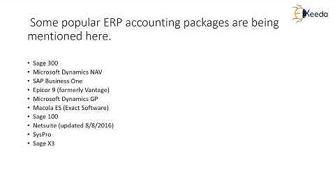ERP Packages - MRP, MRP II, ERP - Production Planning and Control