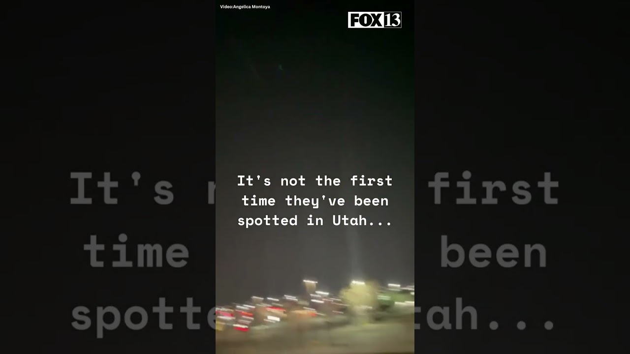 Mysterious lights seen in UT sky