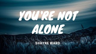 Shayne Ward - You're Not Alone - Lyrics Video