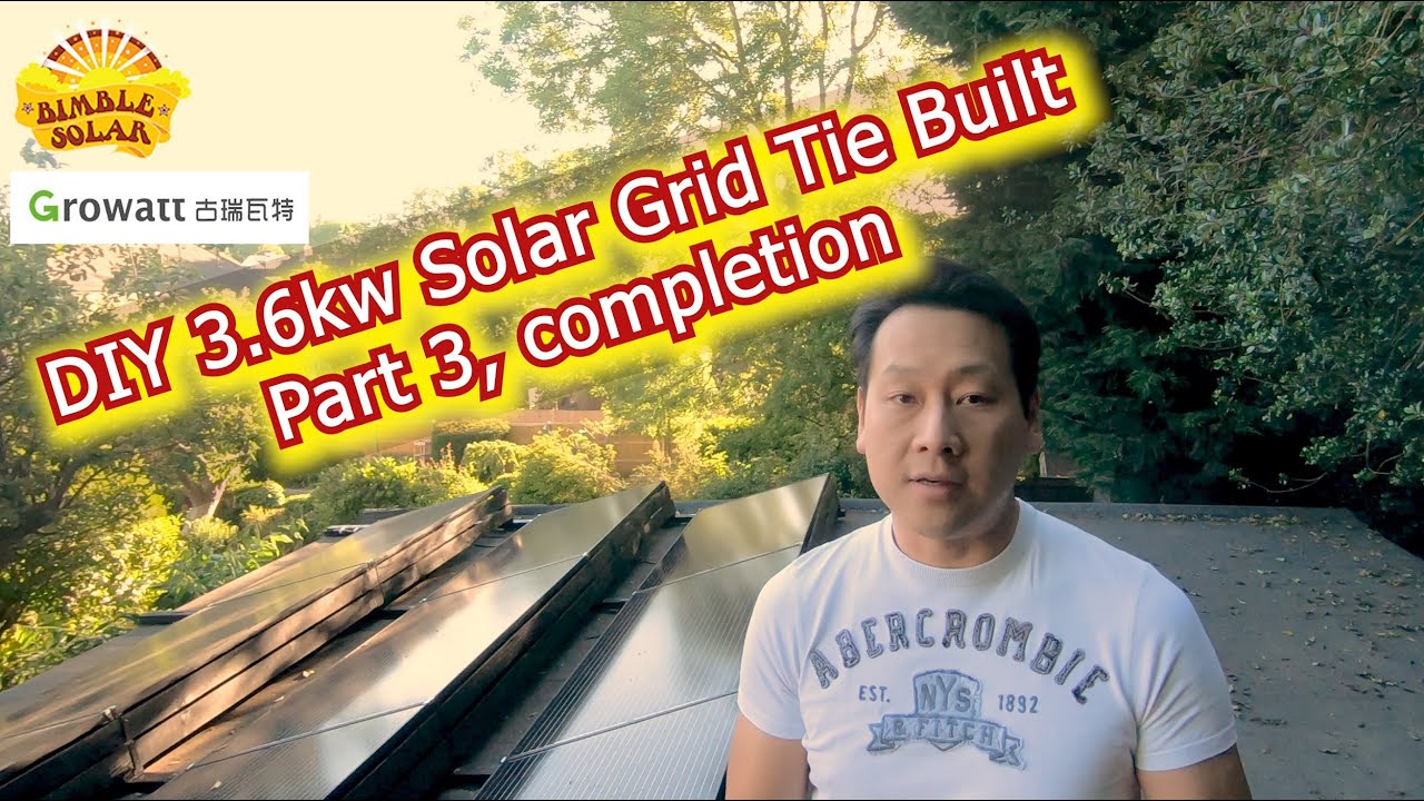 Part 3 DIY Grid tie solar power for home during COVID19 lock down - YouTube