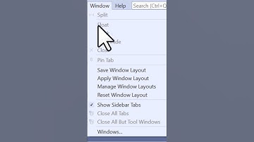 How to reset Visual Studio layout