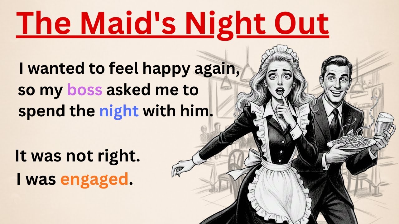 Learn English With Stories ⭐️ The Maid's Night Out | Level 2 English Listening & Speaking Practice