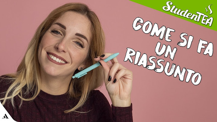 Come si fa un riassunto | StudenTEA ☕