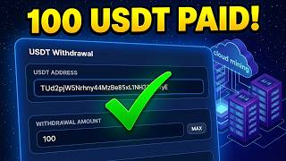 Cloud Mining Without Hardware I Tested THIS And GET 100 USDT