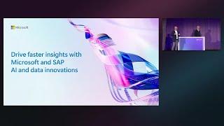 Drive faster insights with Microsoft and SAP AI and data innovations | BRK163 screenshot 2
