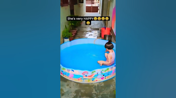 Finally iska pool aa gaya, bahut dino se wait kar rahi thi #surprise #pool #swim #happy #thanks