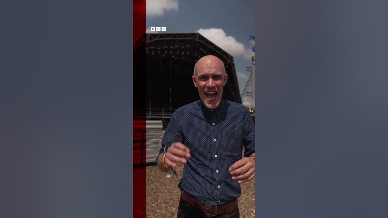 Behind the scenes at Glastonbury Festival. #shorts #bbcglastonbury #glastonbury #bbcnews