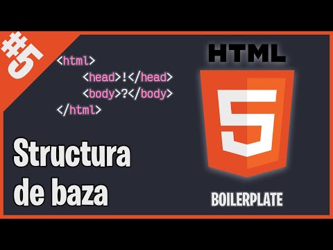 Structura de baza  | Tutorial HTML pentru incepatori in 2020 - Episodul #5