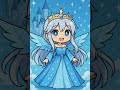 👑 Magical Princess Shining in the Sky Castle! #princess, #gachaclub, #fantasy, #wings