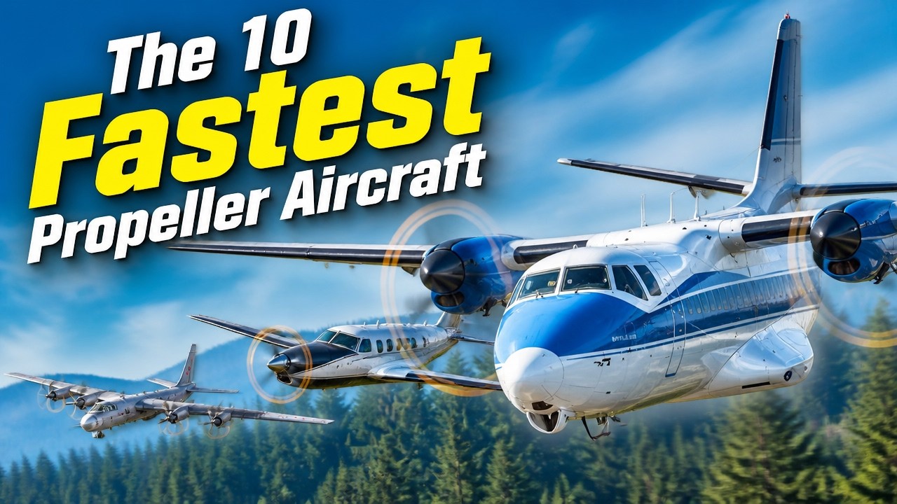 The 10 Fastest Propeller Aircraft