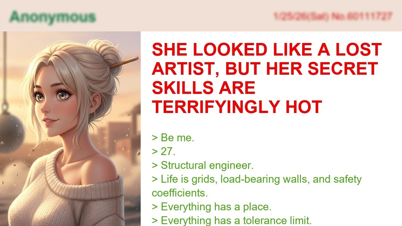 She Looked Like A Lost Artist, But Her Secret Skills Are Terrifyingly Hot