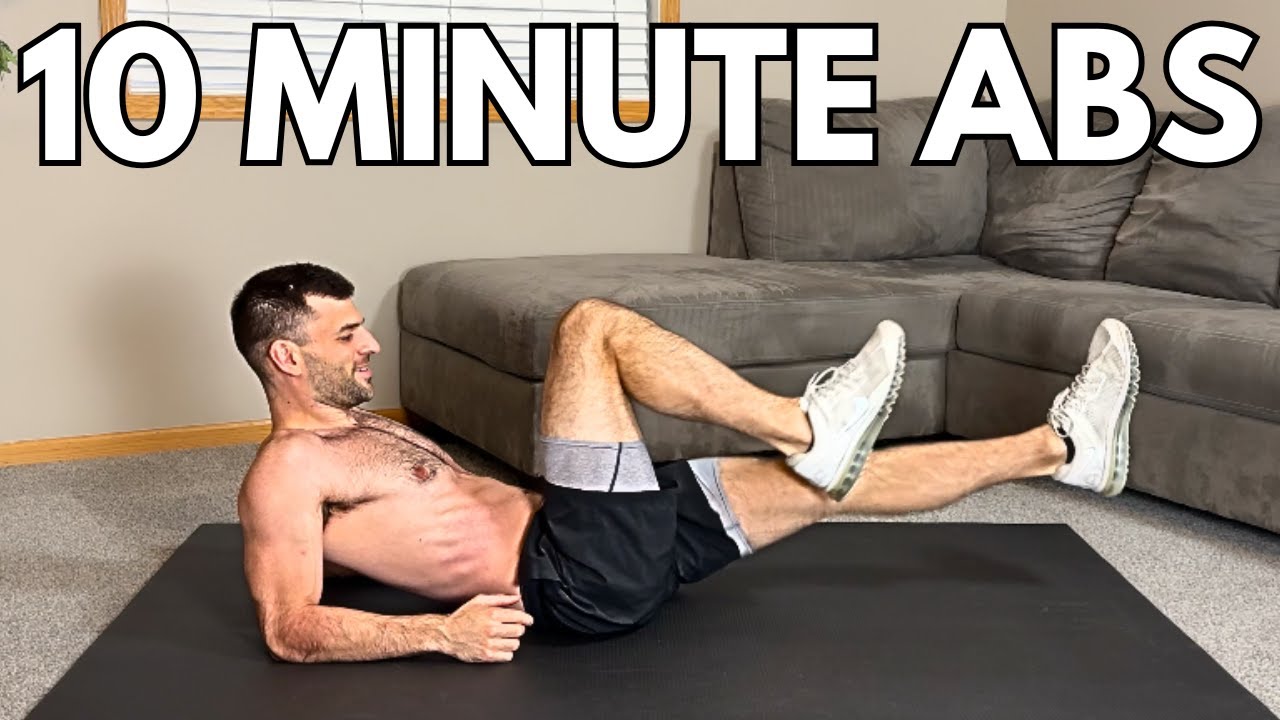 10 Min Ab Workout for Beginners & Advanced | Home Core Exercises - YouTube