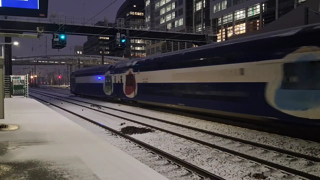 De la neige a la gare de Pont Cardinet