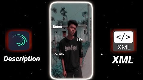 New Trend XML💕🦋|| 3D song myself introduction || Alightmotion preset by @Fahim_Editz06 #alightmotion