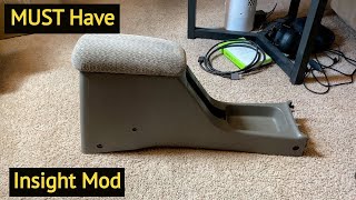 Armrest mod 2001 Honda Insight