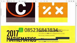 ICAS Paper C Mathematics (Collection Paper)