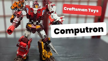 VOLLEDIGE REVIEW: Craftsman Toys Computron | The Legends Scale Technobot Combiner (Transformatie)