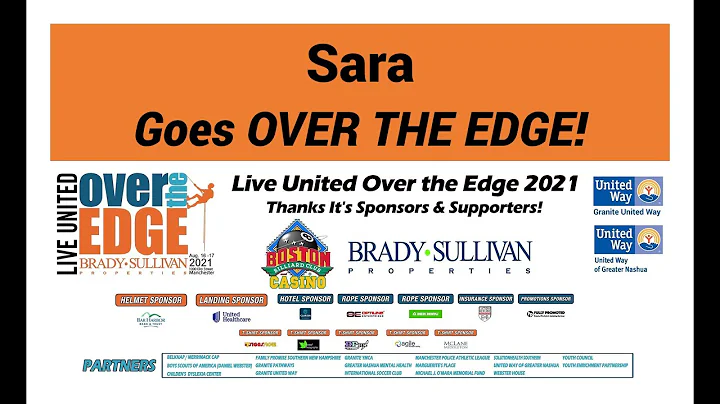 Sara Cannell goes Over the Edge