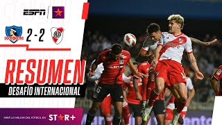 ¡EL MILLONARIO Y EL CACIQUE IGUALARON EN UN PARTIDAZO AMISTOSO! | Colo Colo 2-2 River | RESUMEN