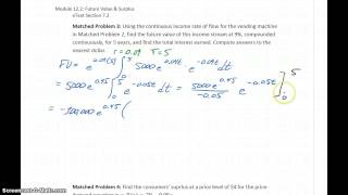Famous MATH 151 Module 12.2 Matched Problem 3 Net Worth