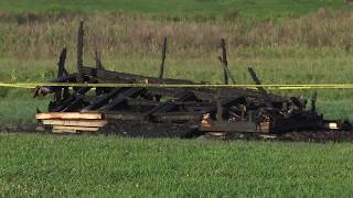 VIDEO: Lightning strike causes shed fire at Smith Academy