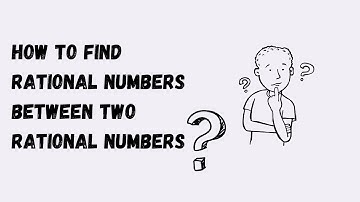 How to find rational numbers between two rational numbers?😱