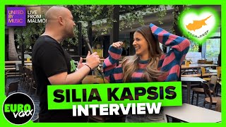 🇨🇾 SILIA KAPSIS - 'LIAR' (INTERVIEW) // CYPRUS EUROVISION 2024 // Live from Malmö