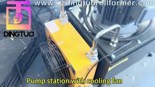 Let's check the details of the new double layer roofing sheet roll forming machine