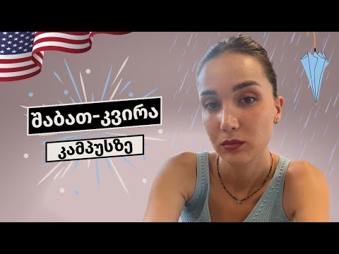 ნიუ-იორკის დღიურები | შაბათ-კვირა კამპუსზე🥳