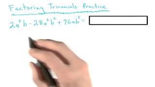 Factoring Practice 10 - Visualizing Algebra