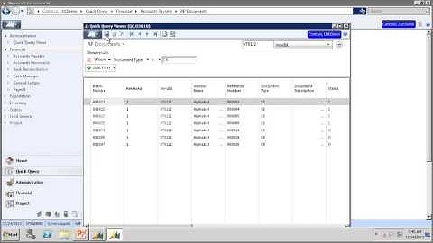 Customize Existing Quick Query - Dynamics SL 2011 SP2