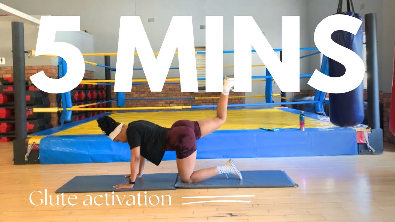 5 MINUTES GLUTE ACTIVATION WORKOUT | Do this before your workout. | # ...
