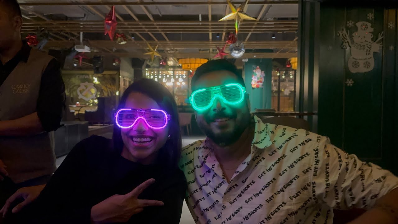 New Year Party 🎊 + Friend’s Birthday Bash 🎂 | Gawky Goose, Indiranagar 🍻