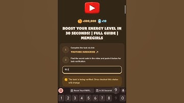 Boost Your ENERGY Level in 30 Seconds! | FULL GUIDE | MemeGirls#memefi new video cod#meme