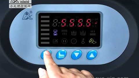 Hướng dẫn cài đặt van tự động Runxin F63 & F74