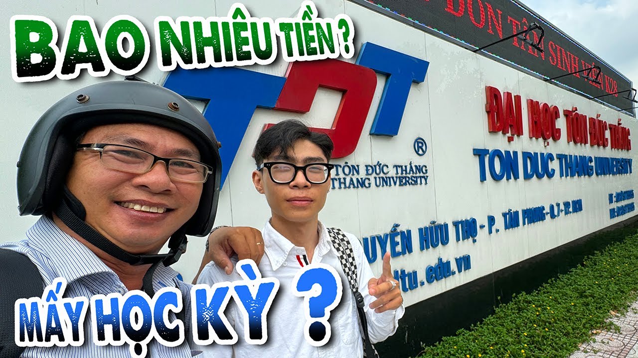 Út Luân đi đóng tiền Nhập học ở đại học Tôn Đức Thắng - TDTU