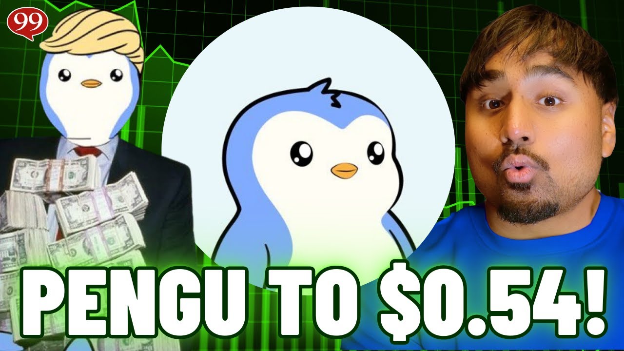 PENGU TO $0.54!? PUDGY PENGUINS MEMECOIN IS GOING TO BILLIONS! PENGU PRICE  PREDICTION