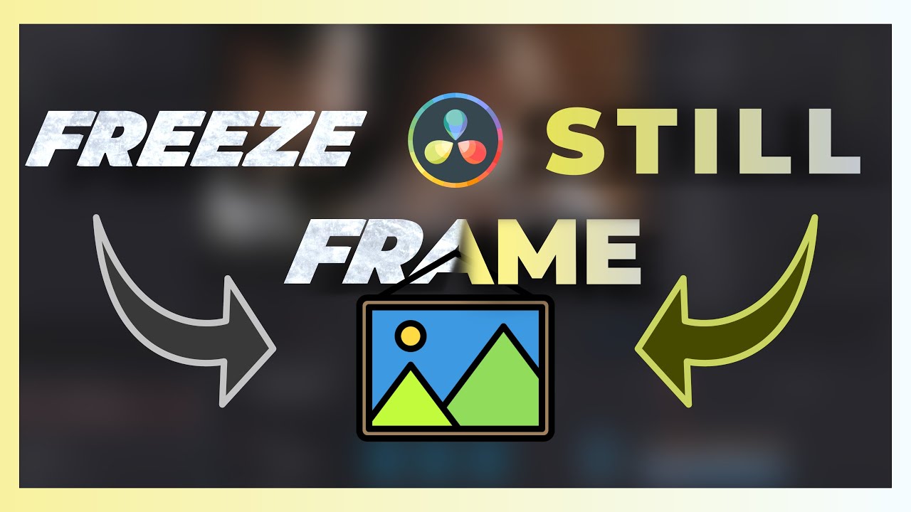 Easily FREEZE Frame and EXPORT a Still in DaVinci Resolve
