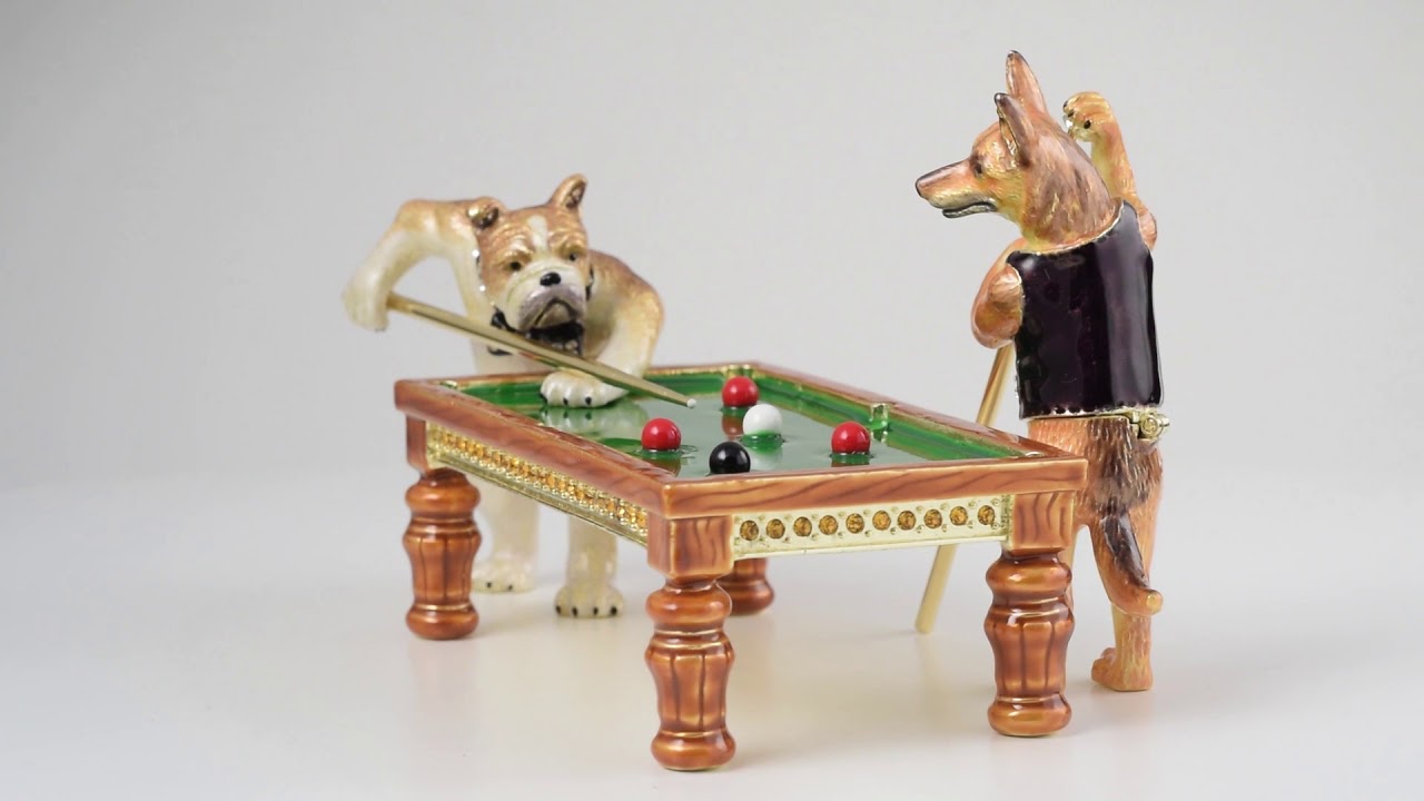 Dogs Playing Billiards by Keren Kopal YouTube