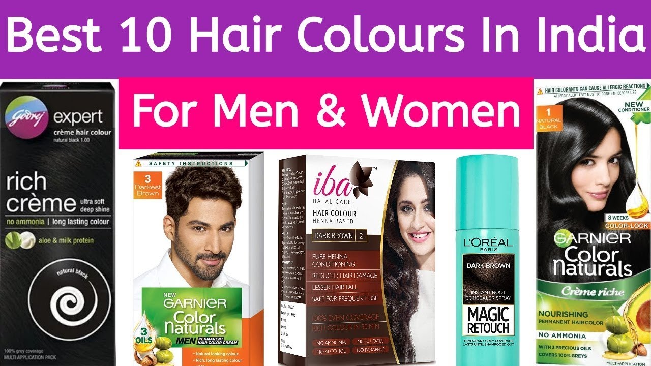  : Best 10 Hair Colours In India For Men & Women With Price. on Foxy.