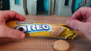 Golden Oreo Cookies Sold In Europe Germany. Real Oreos No Chocolate!