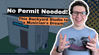 No Permit Needed! This Backyard Studio Is a Musician's Dream