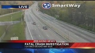 Deadly crash closes I-24 WB