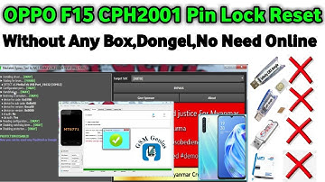 OPPO F15 Screen Lock Remove No Need Any Dongel ONE Click Easy Way,Oppo F15 CPH2001 Password Reset,