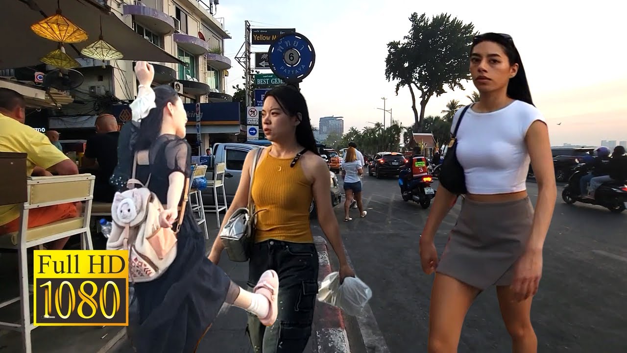 Pattaya Beach Road 2025 Thailand