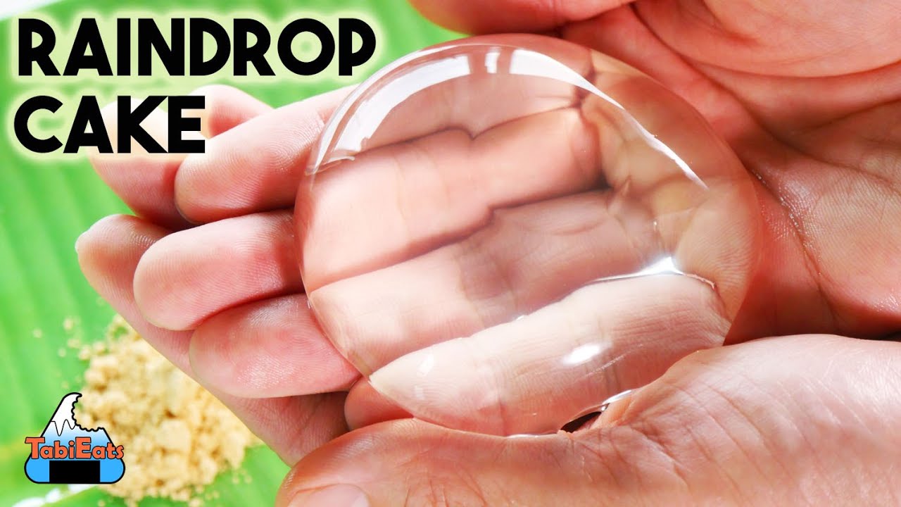 raindrop cake recipe agar