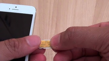 iPhone 5S: How to Insert a New SIM Card
