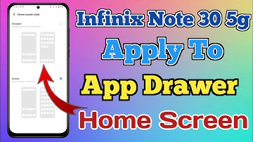 Infinix Note 30 5g App Drawer Setting Kaise On Kare // How To App Drawer Setting On Infinix Note 30