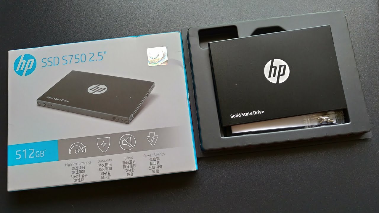 HP 2.5 512gb SSD